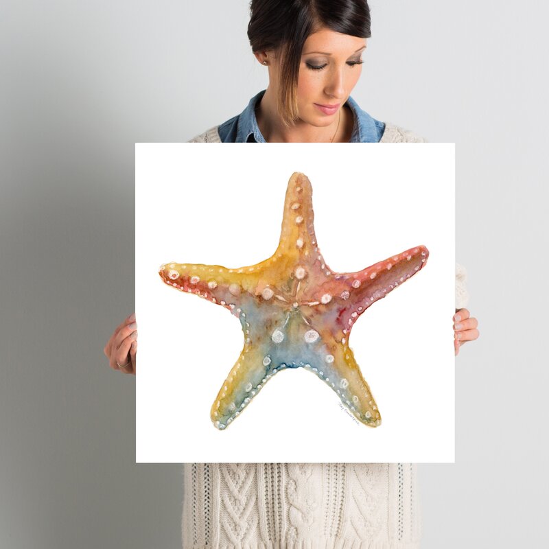 Highland Dunes Starfish On Canvas Print Wayfair
